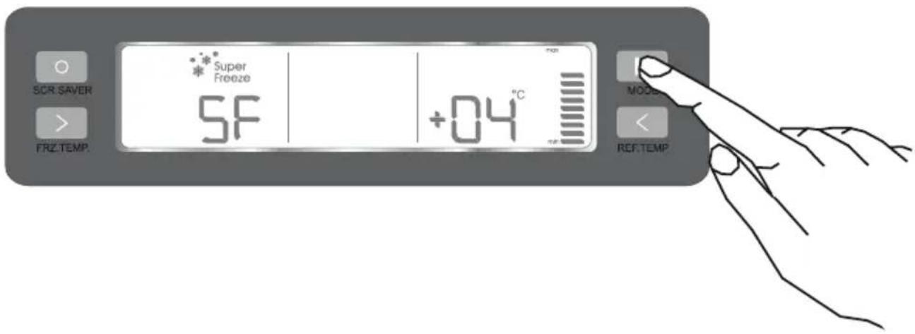 AEG S74011CMX2 - Modo de Supercongelación - 1