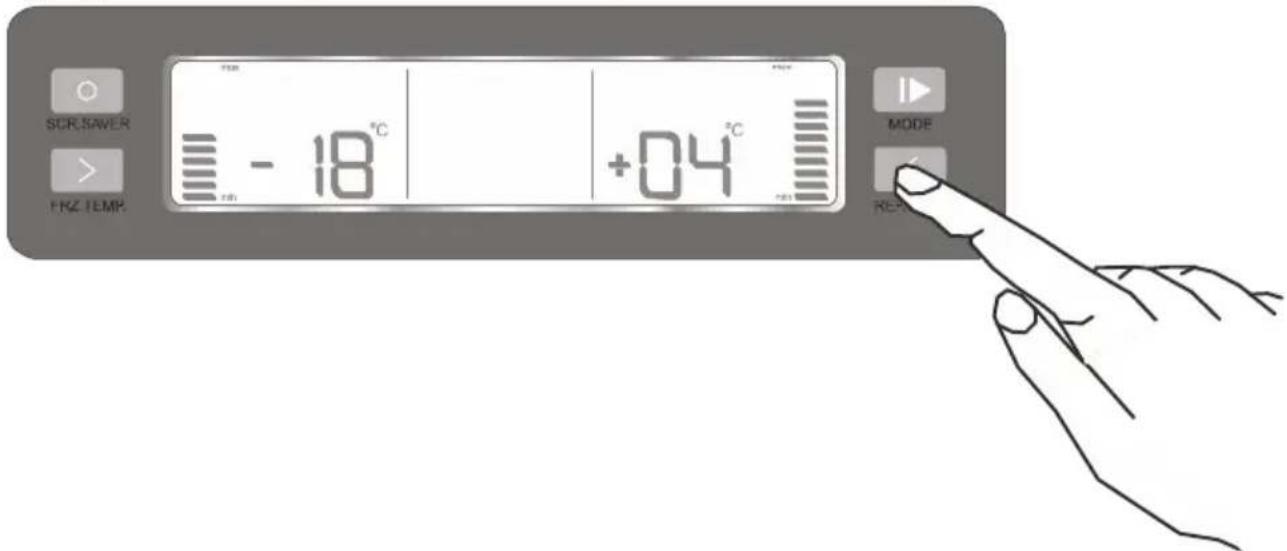 AEG S74011CMX2 - Réglage de la température du compartiment de réfrigération - 1