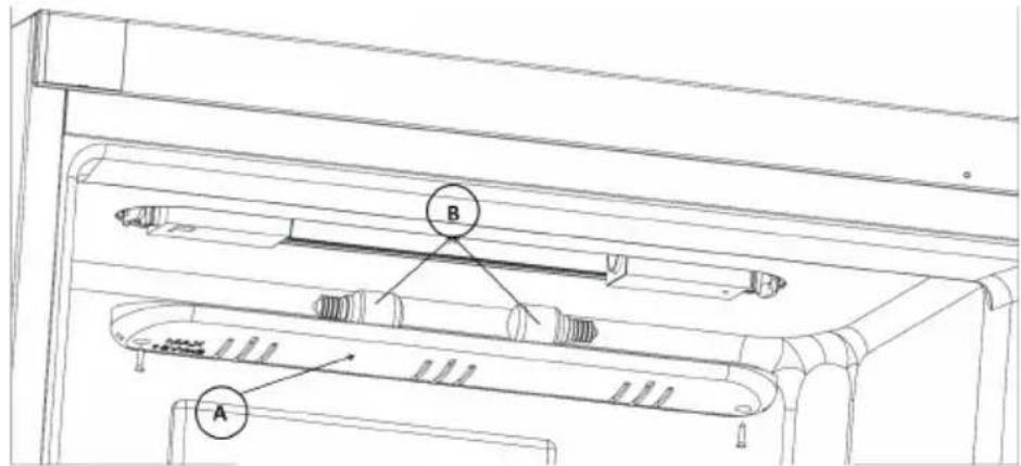 AEG S74011CMX2 - Replacing the Refrigerator Light Bulb (If the illumination is occured via lamp ) - 1