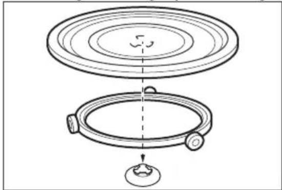 ZANKER KAM 2800 X - Inserting the turntable set - 3