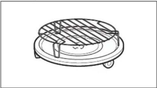 ZANKER KAM 2800 X - Inserting the grill rack - 1