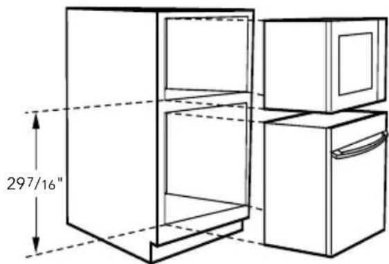 VIKING CVMOS201 - Elección de unaubicación para su horno microondas empotrado - 2