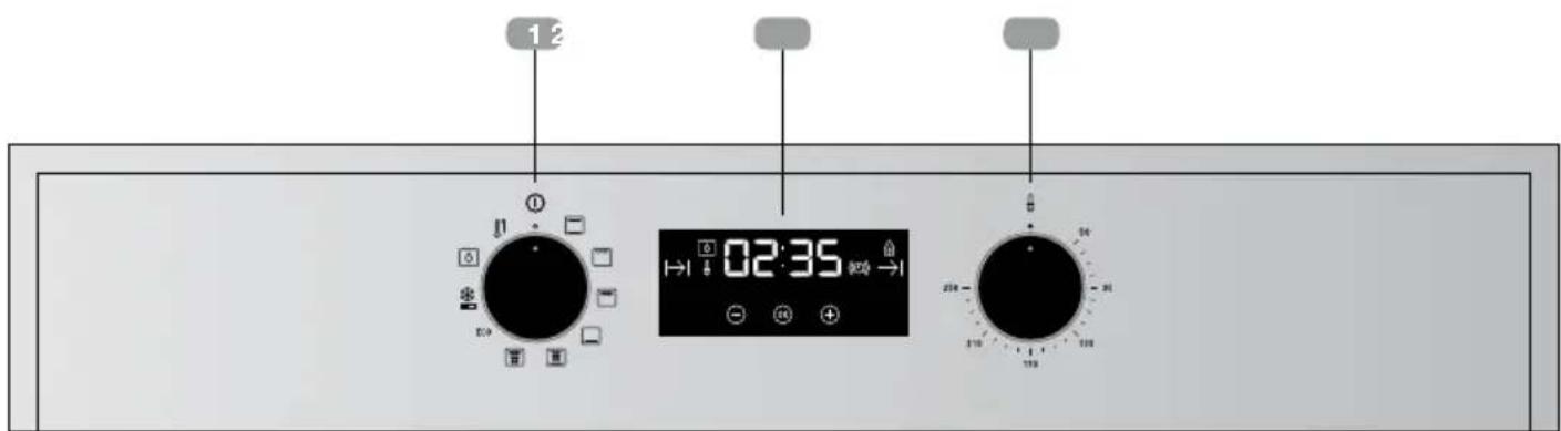 TEKA HSC 644 C - Panneau frontal des commandes - 1