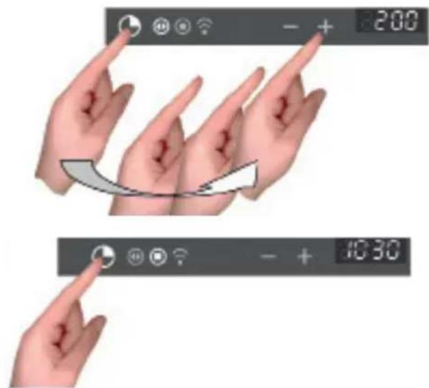 BORETTI BPC45 - Programmazione timer: cottura posticipata - 2