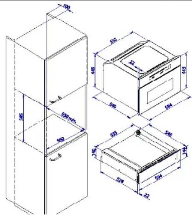 BORETTI BPC45 - Install the combimagnetron in the counter - 3