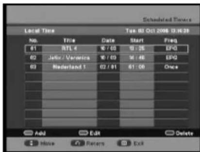 SAMSUNG DCBB270R - Scheduled Timers - 2