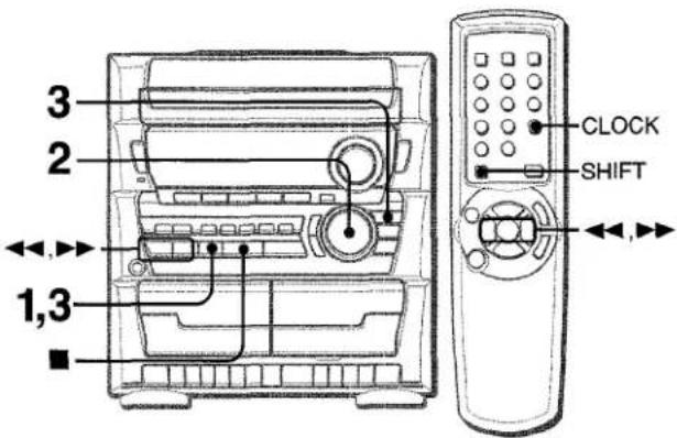 AIWA ZL31 - REGLAGE DE L'HEURE - 1