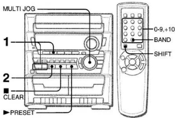 AIWA ZL31 - PRESETTING STATIONS - 1