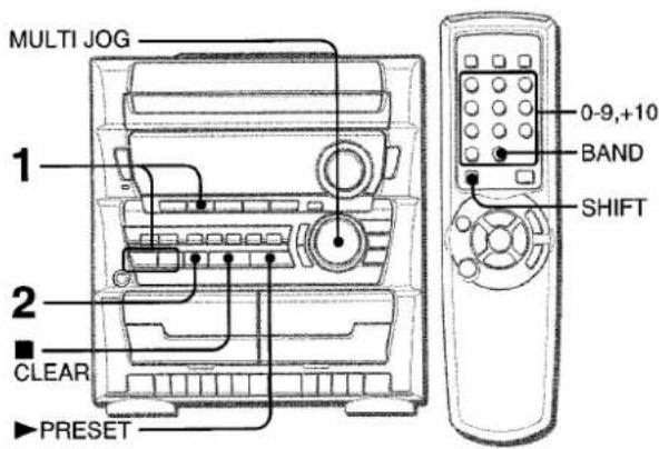 AIWA ZL31 - PREREGLAGE DE STATIONS - 1