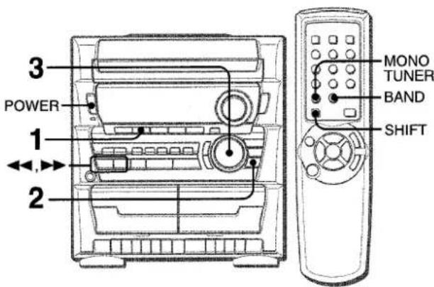 AIWA ZL31 - SINTONIZACION MANUAL - 1