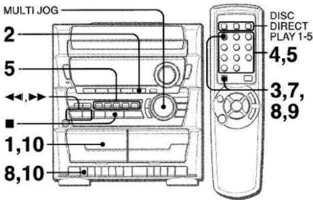 AIWA ZL31 - ENREGISTREMENT AVEC MONTAGE PROGRAMME - 1