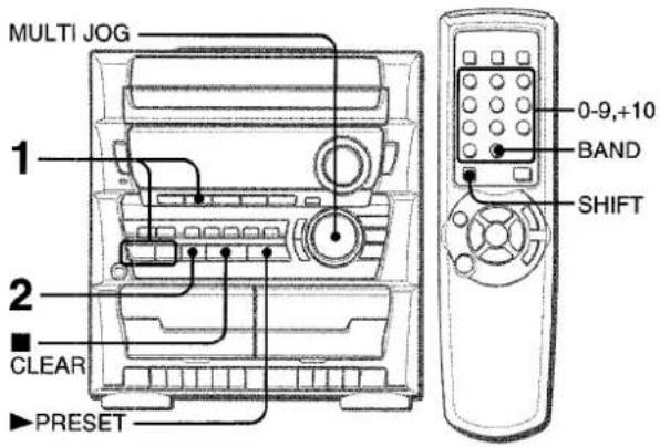 AIWA ZL31 - PREAJUSTE DE EMISORAS - 1