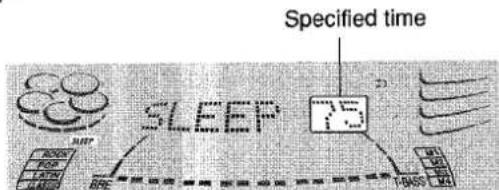 AIWA ZL70 - SETTING THE SLEEP TIMER - 3