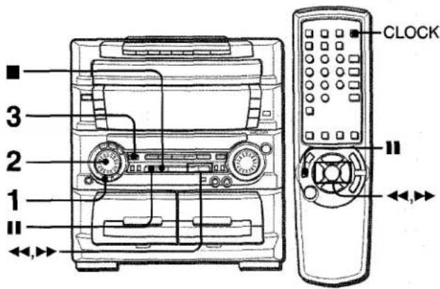 AIWA ZL70 - SETTING THE CLOCK - 1