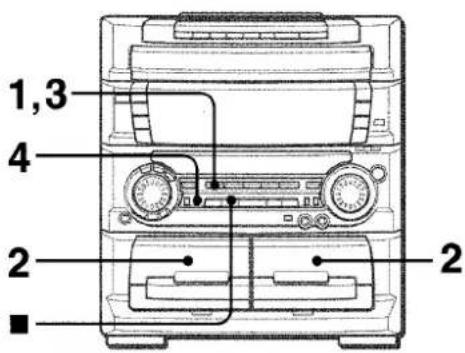 AIWA ZL70 - COPIADO MANUAL DE UNA CINTA - 1