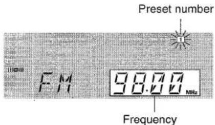 AIWA XRM70 - PRESETTING STATIONS - 2