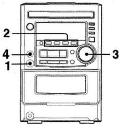 AIWA XRM25 - MEZCLA CON MICROFONO - 1