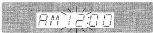 AIWA XRM25 - SETTING THE CLOCK - 2