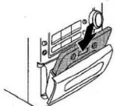AIWA XRM25 - Press TAPE/REV MODE and press EJECT mark to open the cassette holder - 1