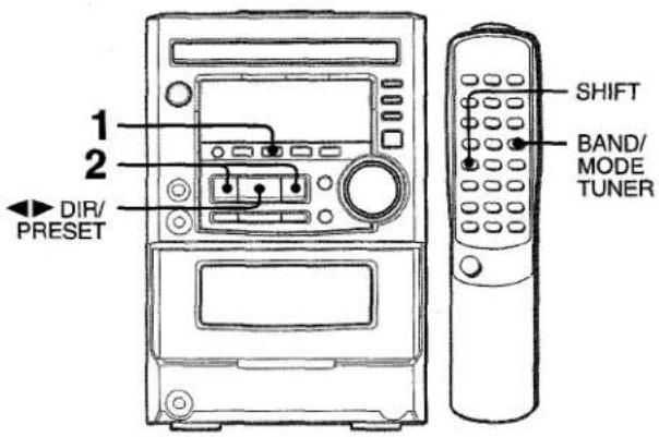 AIWA XRM25 - REGLAGE MANUEL - 1