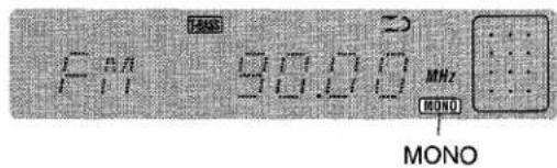 AIWA XRM25 - When an FM stereo broadcast contains noise - 1