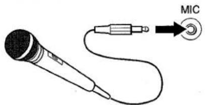 AIWA XRM25 - Avant de connecter un microphone - 1