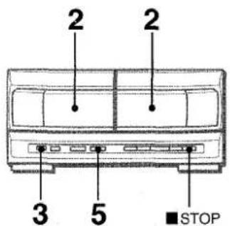 AIWA XRM1000 - DUBBING A TAPE MANUALLY - 1