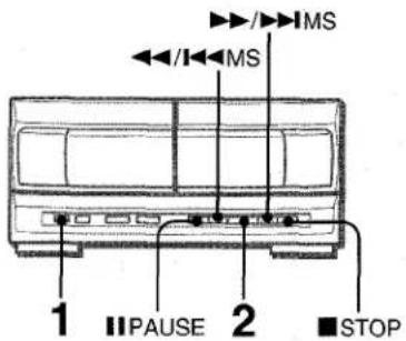 AIWA XRM1000 - PLAYING BACK A TAPE - 1