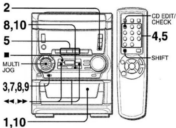 AIWA NSXA555 - PROGRAMMED EDIT RECORDING - 1