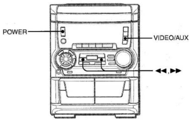 AIWA NSXA555 - ECOUTE DE SOURCES EXTERNES - 1