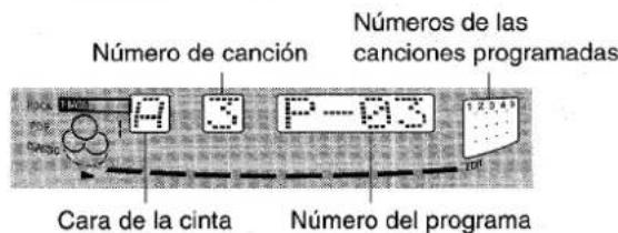 AIWA NSXA555 - Para comprobar elorden de los nombres de las canciones programadas - 1