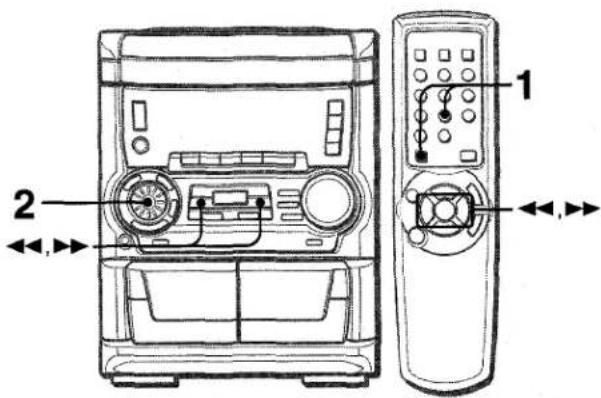 AIWA NSXA555 - REGLAGE DE LA MINUTERIE D'ARRET - 1