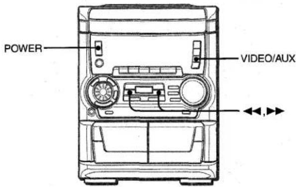 AIWA NSXA555 - LISTENING TO EXTERNAL SOURCES - 1