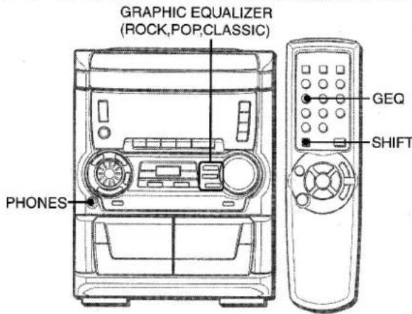 AIWA NSXA555 - GRAPHIC EQUALIZER - 1