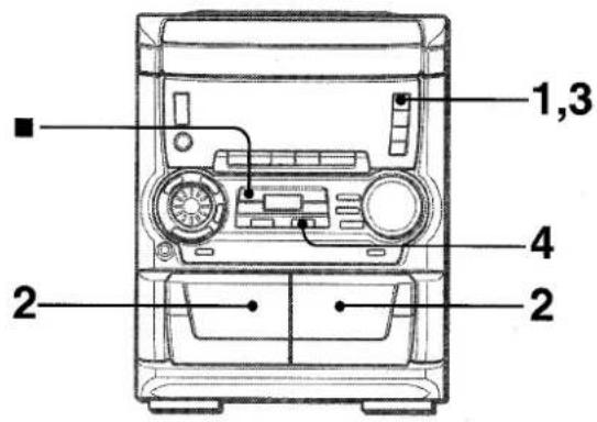 AIWA NSXA555 - COPIADO MANUAL DE UNA CINTA - 1