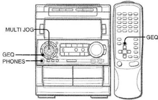 AIWA NSXA909 - SELECTING THE PROGRAMMED EQUALIZATION CURVE - 1