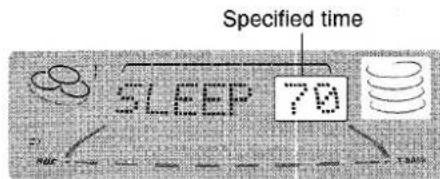 AIWA NSXA909 - SETTING THE SLEEP TIMER - 3