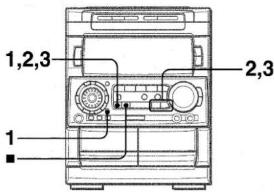 AIWA NSXA909 - REGLAGE DELHORLOGE - 1