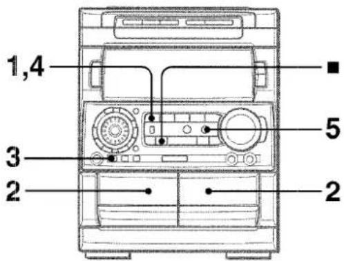 AIWA NSXA909 - COPIADO MANUAL DE UNA CINTA - 1