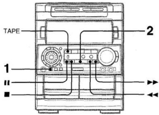 AIWA NSXA909 - REPRODUCCION DE UNA CINTA - 1