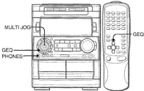 AIWA NSXA909 - SELECTION DE LA CURVA DE ECUALIZATION PROGRAMADA - 1