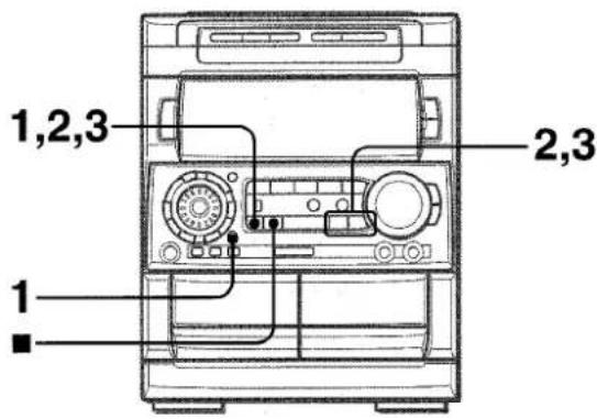 AIWA NSXA909 - PUESTA EN HORA DEL RELOJ - 1