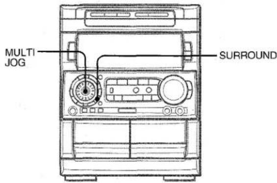 AIWA NSXA909 - SELECTION D'UN MODE SURROUND DSP PROGRAMME - 1