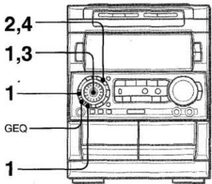 AIWA NSXA909 - MEMORIZACION DE CURVAS DE ECUALIZATION NUEVAS - 1