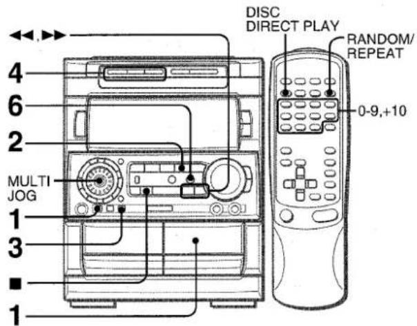 AIWA NSXA909 - ENREGISTREMENT AVEC MONTAGE ET CALCUL DU TEMPS - 1