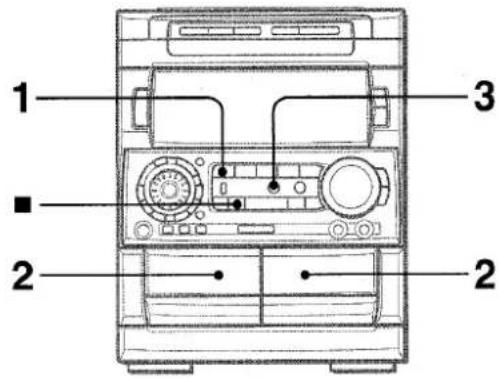 AIWA NSXA909 - DUBBING THE WHOLETAPE - 1
