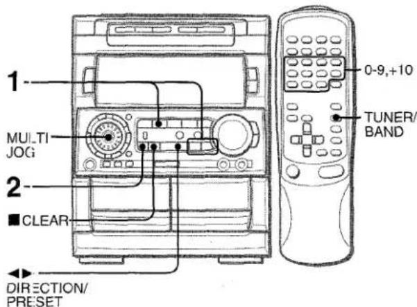 AIWA NSXA909 - PREAJUSTE DE EMISORAS - 1