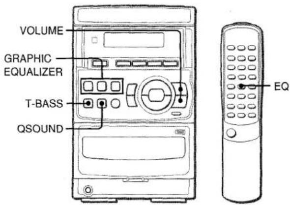 AIWA LCX350 - RéGLAGE DU SON - 1
