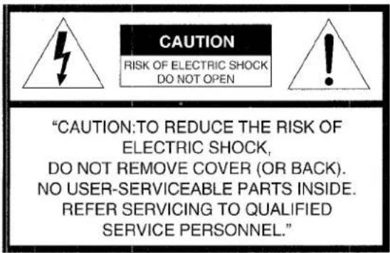 AIWA LCX350 - WARNING - 1
