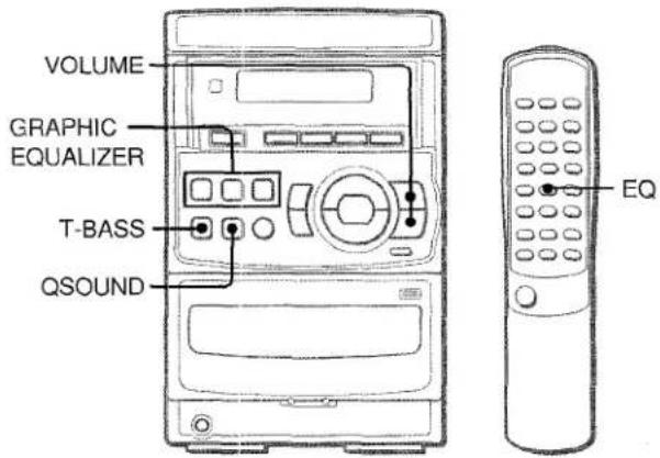 AIWA LCX350 - AJUSTE DEL SONIDO - 1